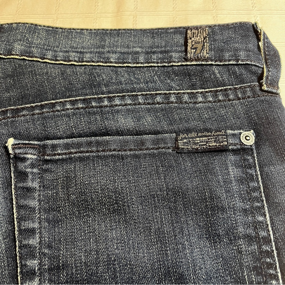 Women's 7 For All Mankind Gwenevere Size 28 Skinny Leg Jeans - Picture 9 of 11